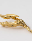 tree branch ring gold vermeil adjustable