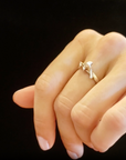 organic silver ring